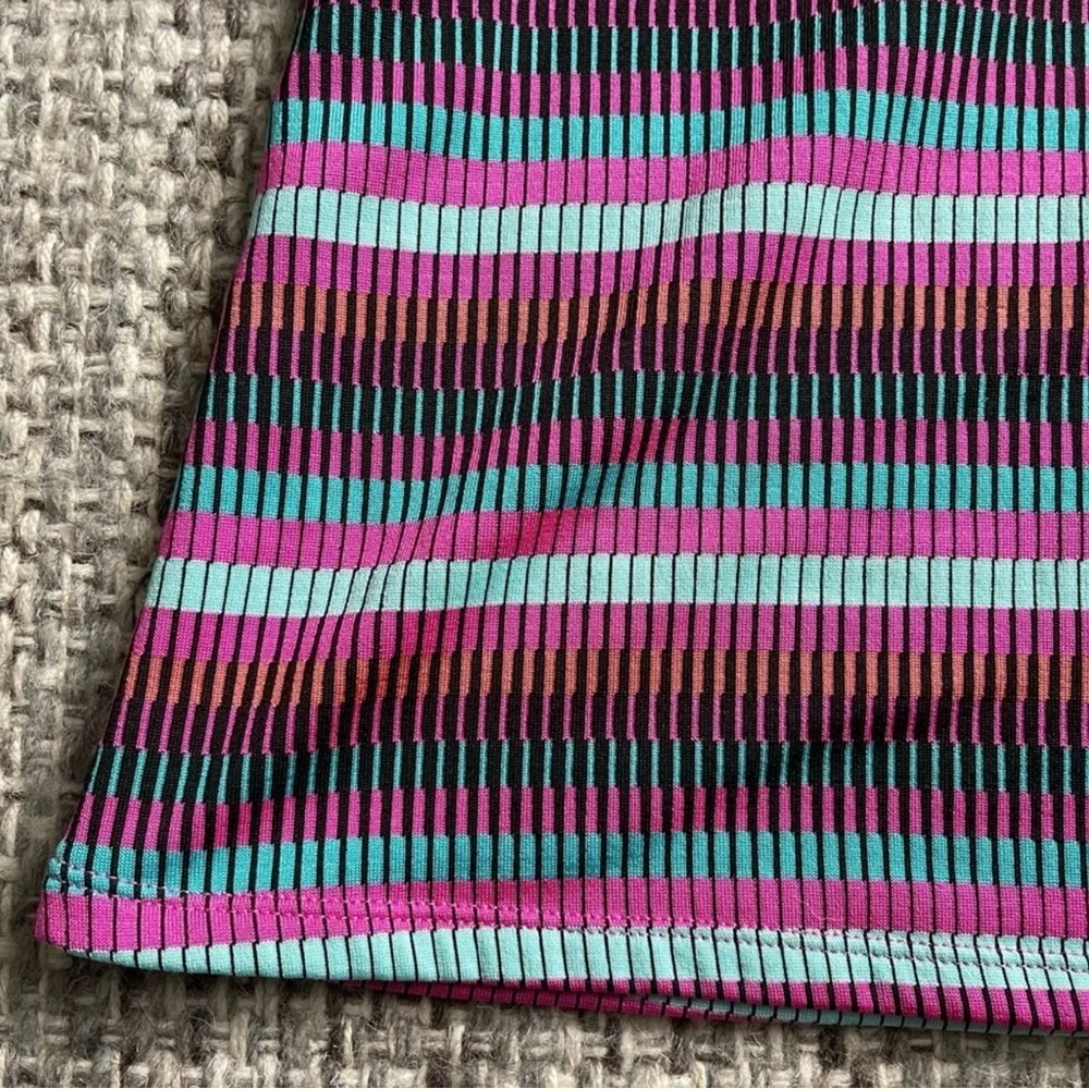 Nike womens Racerback Pink Stripe‎ Tankini top Size Large - Picture 5 of 7